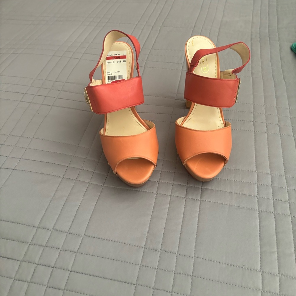 New/ Beautiful Coach sandals!